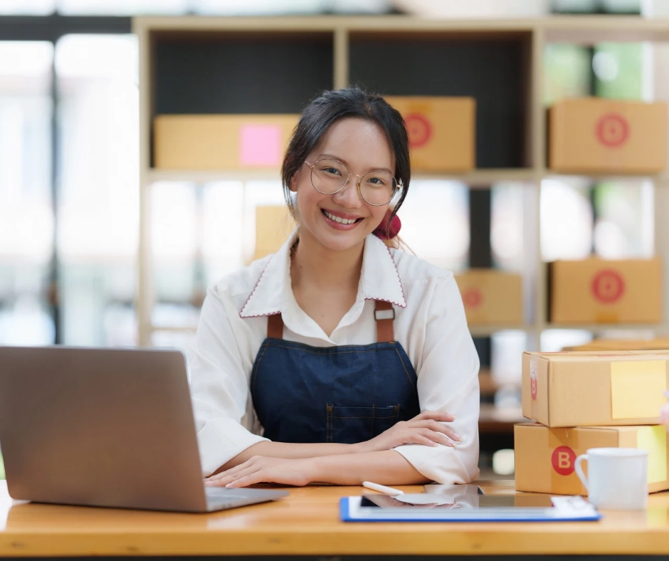 Digital Marketing Mistakes - Business owner reviewing digital marketing strategy on laptop